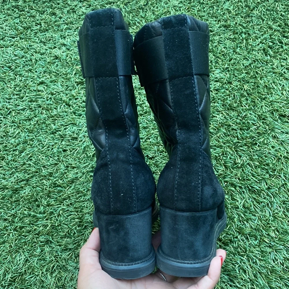 Aquatalia “Caliana” Water Resistant Suede Leather Boots